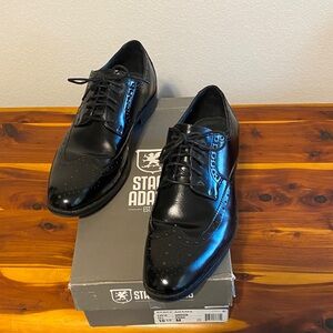 Stacy Adams Men's Classic Black Leather Oxfords